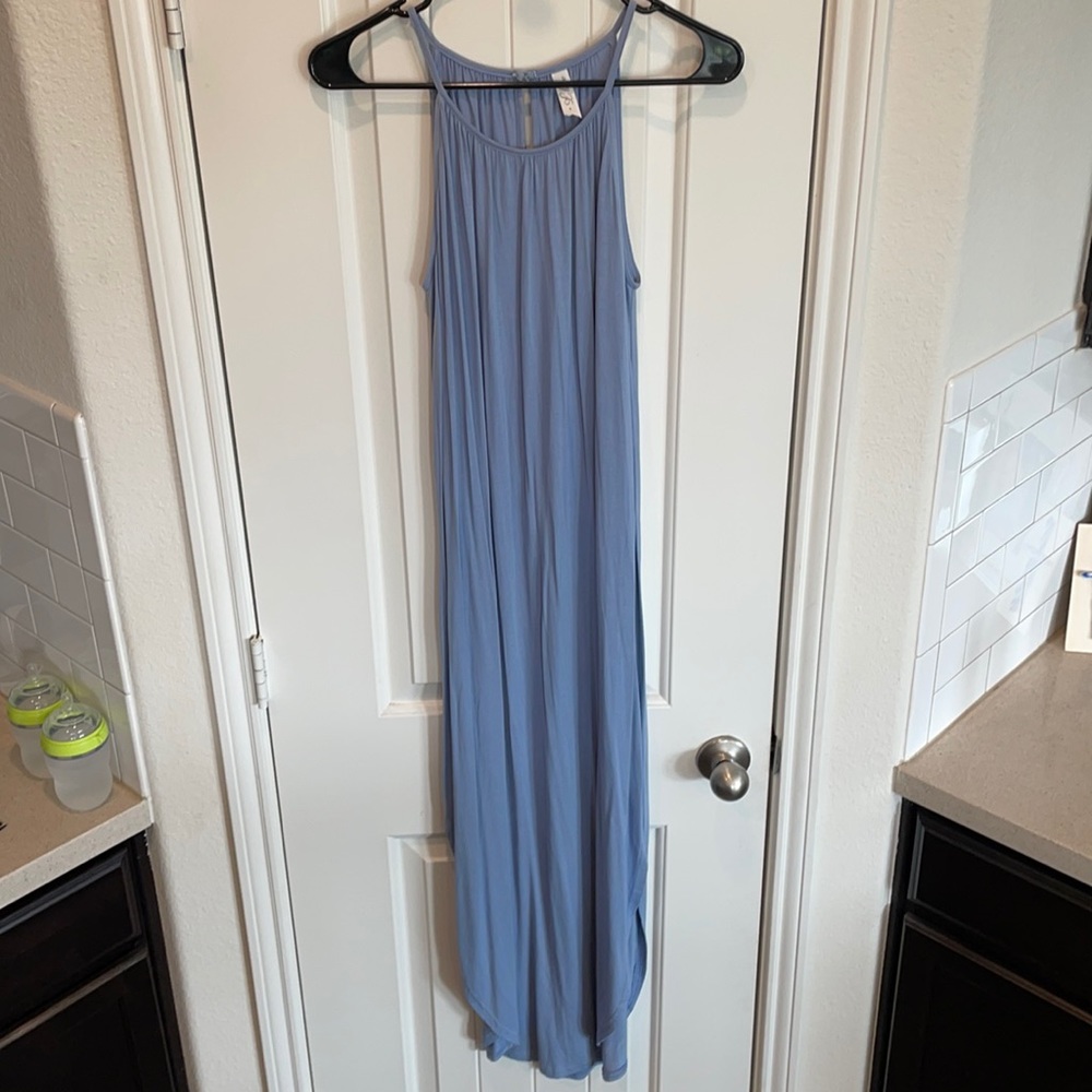 Light blue maxi dress